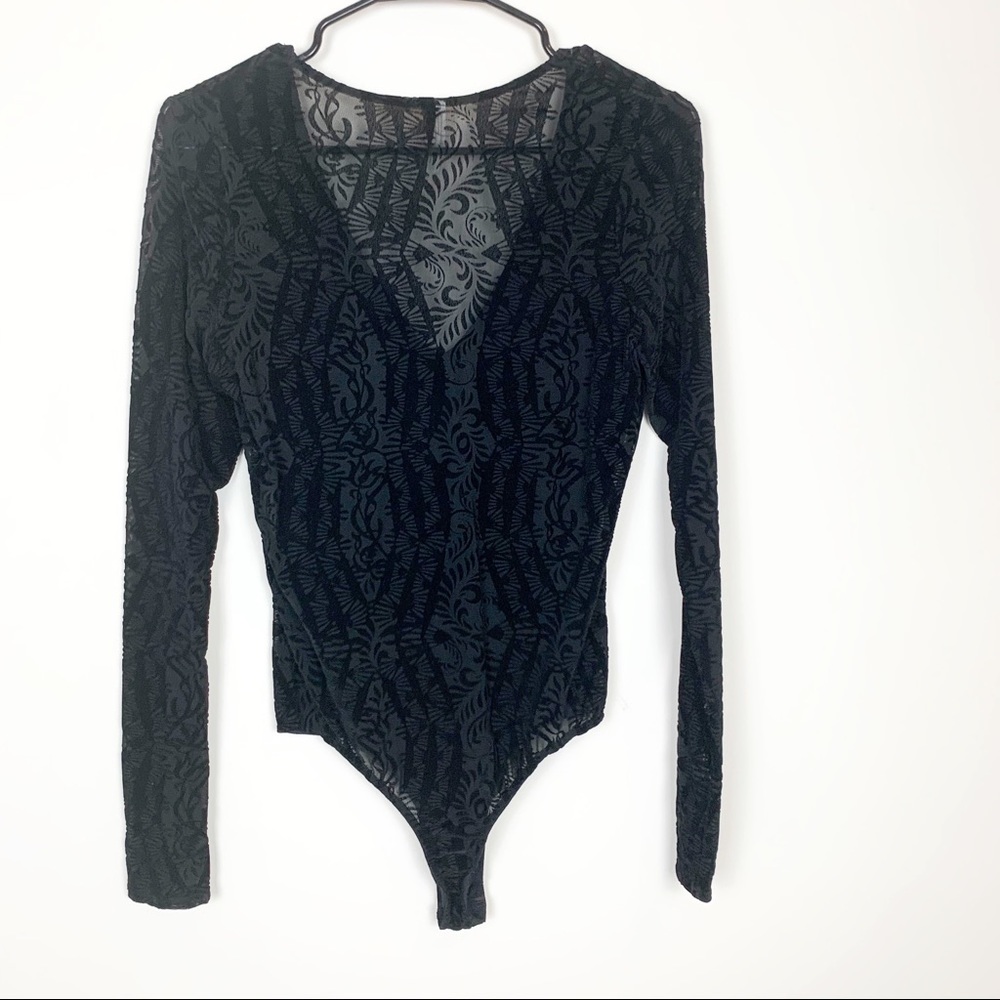 Free People On The Dancefloor Velvet Bodysuit - Picture 4 of 6